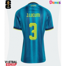 Colombia Jhon Lucumi #3 Uit tenue Dames WK 2026 Korte Mouw
